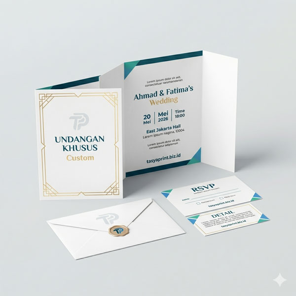 Undangan Custom - produk Tasya Print